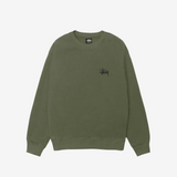 Stüssy Basic Sweatshirt Oliven