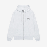 Stüssy Basic Zip Hoodie Grå