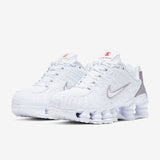 Nike Shox TL White Metallic Silver Max Orange
