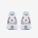 Nike Shox TL White Metallic Silver Max Orange
