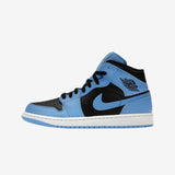 Air Jordan 1 Mid University Blue Black