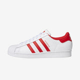 Adidas Superstar Cloud White Vivid Red