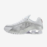 Nike Shox R4 White Metallic Silver